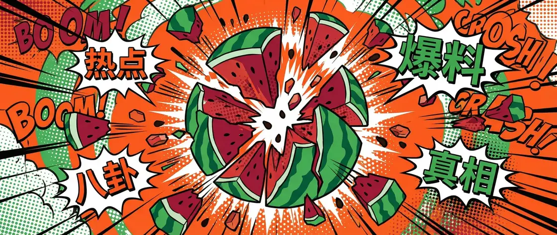 美基元 今日头瓜爆炸漫画横幅